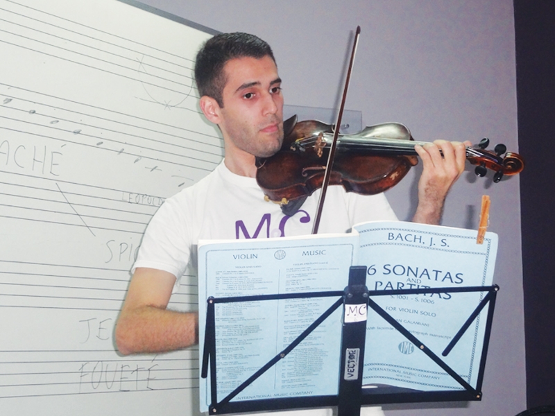 Workshop de violino - Professor Bruno Lopes.