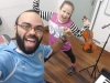Sophia e Luiz Fernando - Aula de violino