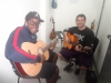 Alex e o Professor Henrique - Aula de violão