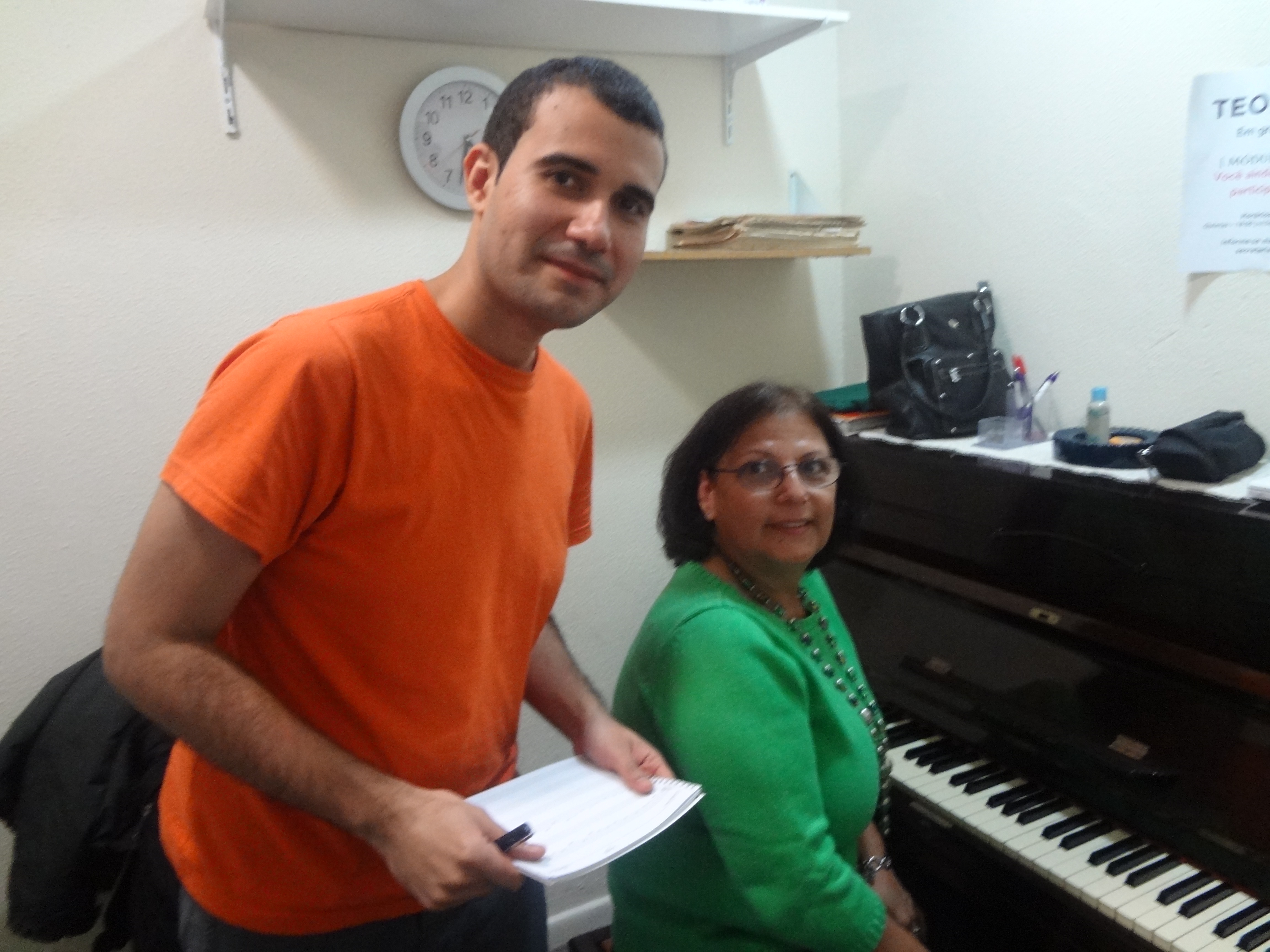 Arthur Moreira e Márcia.