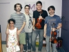 Professor Paulo, Nikita, Daniel, Lucas e Waldemir.