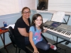 Rafaela e Professora Valéria.