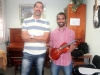 Professor Marcelo Portela e Leandro.