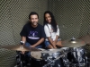 Professor  Cadu  e Mariana.