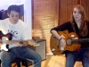 Professor Henrique Wuensch e Giovana Branco
