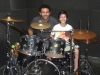Aula de bateria sempre dinâmica.