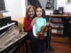 Professora Valéria e sua aluna Bia!
