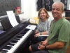 Marcus e a Professora Valéria