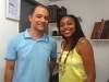 Professor Emerson e Cíntia