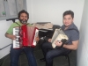 Alexandre e o Professor Pedro - Aula de acordeon
