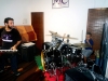 Gabriel nosso pequeno baterista.