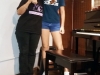 Letícia e a Professora Valéria