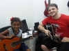 Amanda e o Professor Henrique