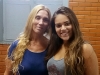 Bruna e a Professora Mariana