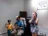 Sophia, Arthur e o Professor Luis Fernando (Comemoração Dia das Mães)