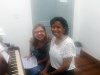 Clécia e a Professora Valéria