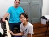 Ana Luiza e o Professor Jorge