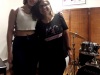 Letícia e a Professora Valéria