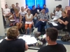 Na reunião de professores conversamos para melhorar em prol dos alunos, sempre!