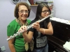 Nossas flautistas prontas para mais desafios.