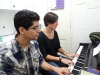 Curtindo nosso piano clavinova.