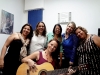 Cantoras no nosso sarau, só alegria.