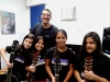 Nossas violonistas saindo de sua 3ª apresentação... veteranas!